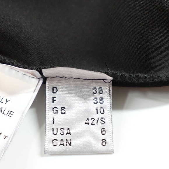 Ottod'Ame Shift Dress 6 Black Sleeveless Minimalist - Picture 14 of 16